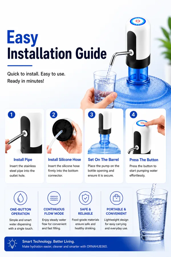 ORNAHUB360_|_20L_|__Automatic_Wireless_Water_Can_Dispenser_Pump_for__Water_Bottles_|_USB_Rechargeable