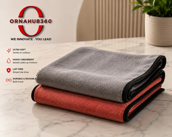 ORNAHUB360_|_Pack_of_2_|_600_GSM_|_Premium_Reversible_Microfiber_Cleaning_Cloth_|_40x40_cm_|_Multicolor