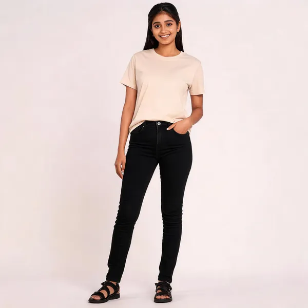 Black_Cotton_Jeans_Slim_Fit_Trousers_For_Women