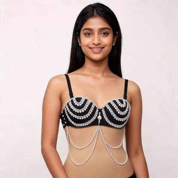 Black_Polyester_Cotton_Embellished_Pearl_Bralette_For_Women