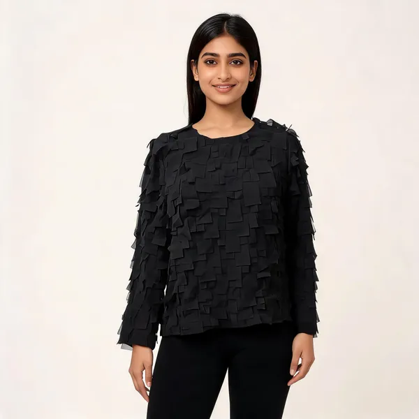 Black_Polyester_Textured_Relaxed_Fit_Top_For_Women