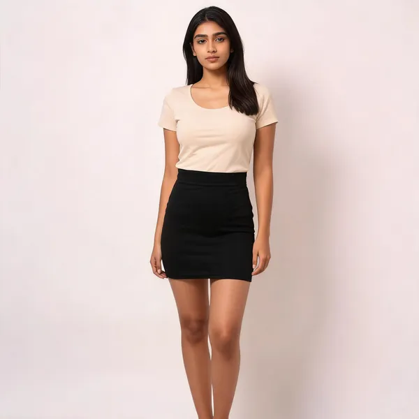 Black_Lycra_Blend_Bodycon_Embellished_Skirt_For_Women