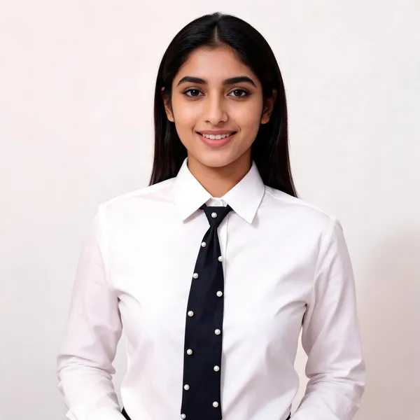 Black_Polycotton_Pearl_Embellished_Tie_For_Women