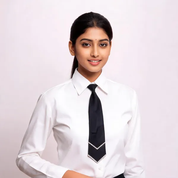 Black_Polycotton_Embellished_Necktie_For_Women_-_Pack_of_2