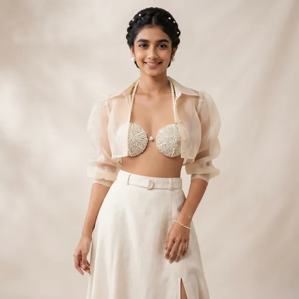 White_Pearl_Embellished_Bralette_For_Women