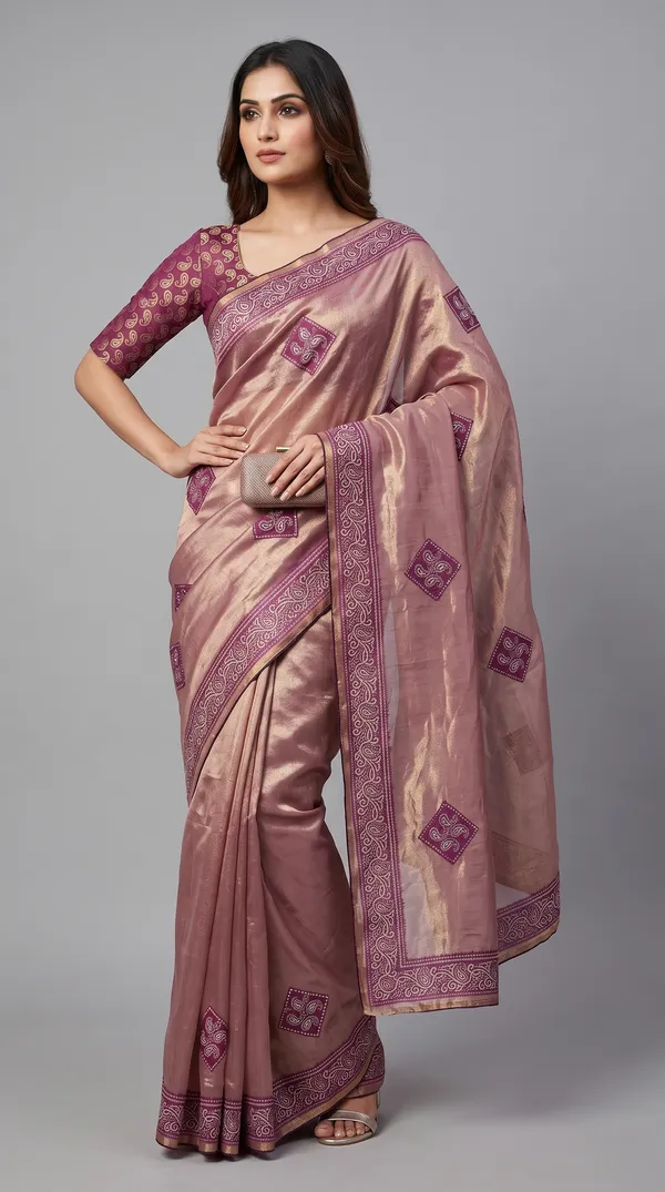 soma_Purple_Lavender_Saree_With_Heavy_Silver_Zari_Brocade_Work_And_Paisley_Border