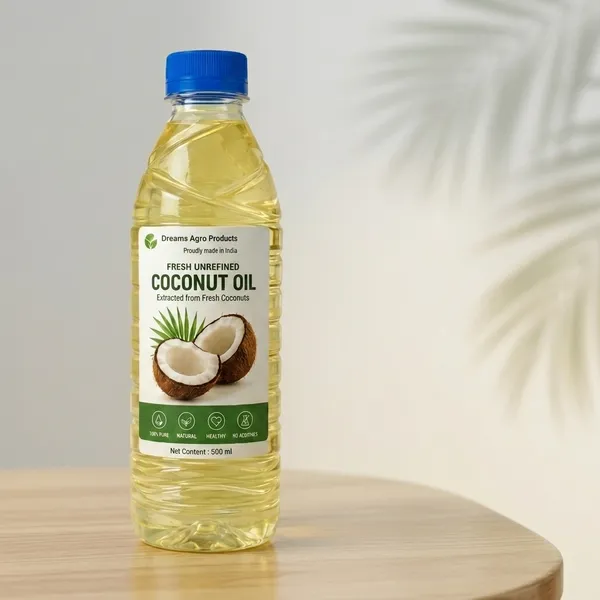 Dreams_Agro_Fresh_Unrefined_Coconut_Oil_500ml_-_Pack_of_2