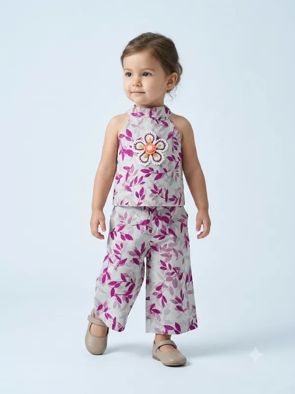 Pink_Linen_Sleeveless_Co-Ord_Set_For_Baby_Girls