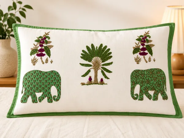 Elephant_Handblock_Bedsheet