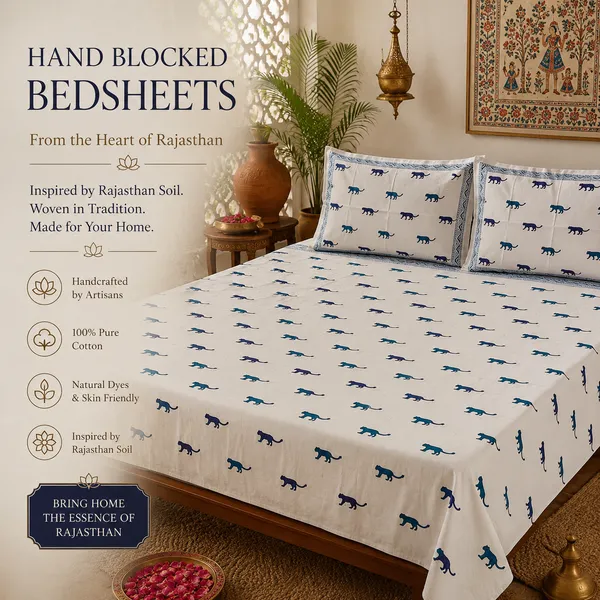 The_Wild_Edit_Ranthambore_Bedsheet_With_Pillow_Cover
