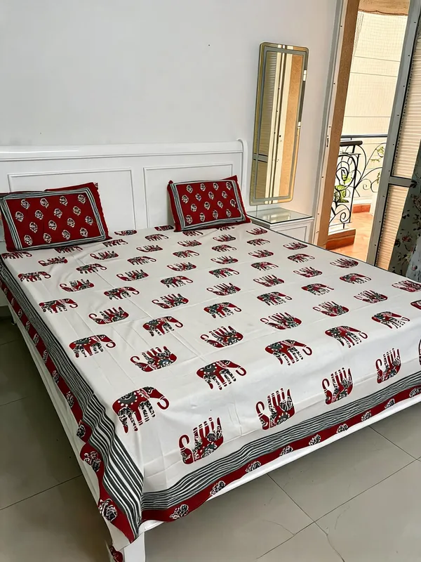 Jaipuri_Cotton_Bedsheet_With_Pillow_Cover