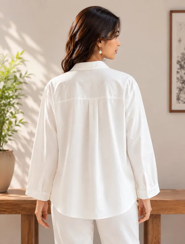 White_Cotton_Relaxed_Fit_Tonal_Embroidered_Shirt_For_Women
