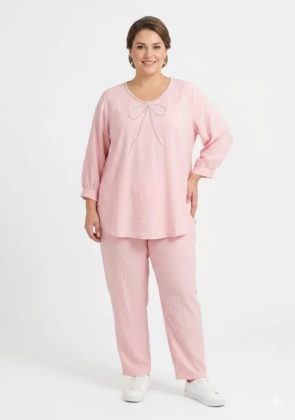 Dusty_Rose_Cotton_Relaxed_Bow_Embroidered_Co-Ord_Set_For_Women