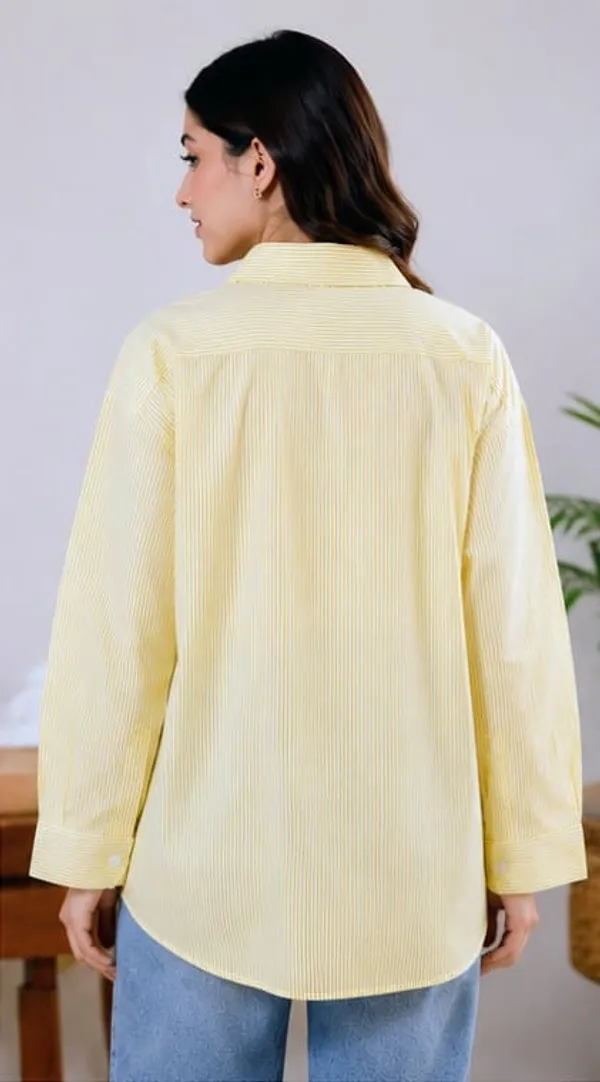 White_Yellow_Cotton_Relaxed_Fit_Floral_Print_Shirt_For_Women
