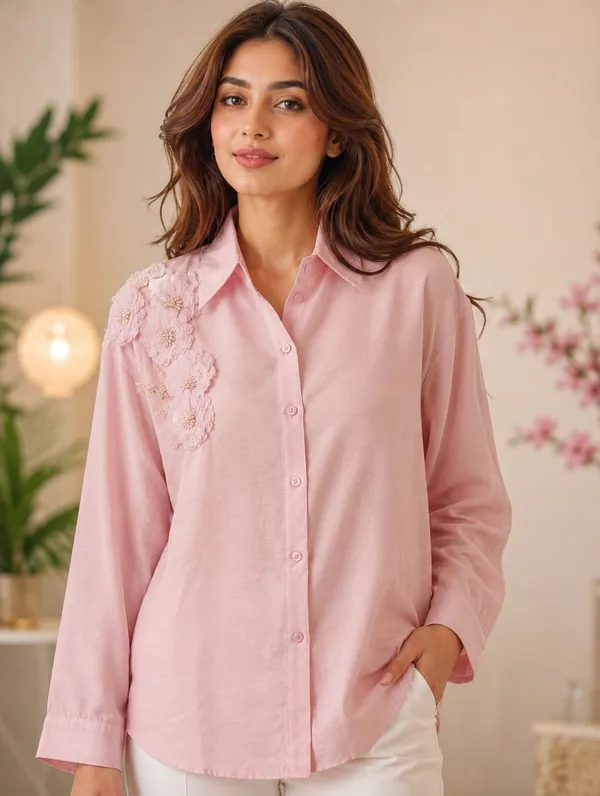 Pink_Cotton_Relaxed_Fit_Floral_Embroidered_Shirt_For_Women