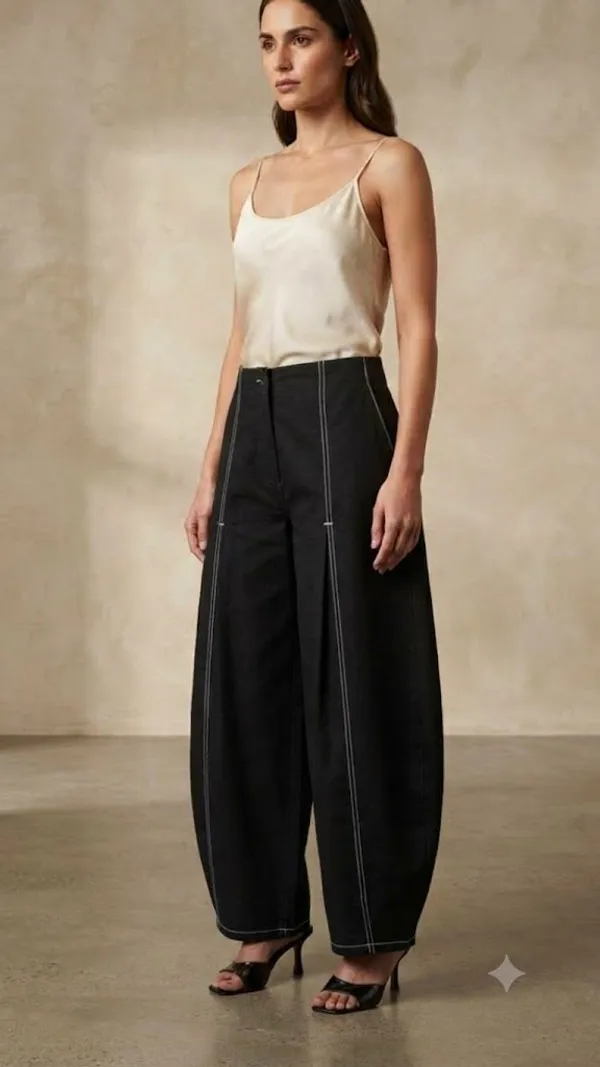 Black_Contrast-Stitch_Barrel_Pants