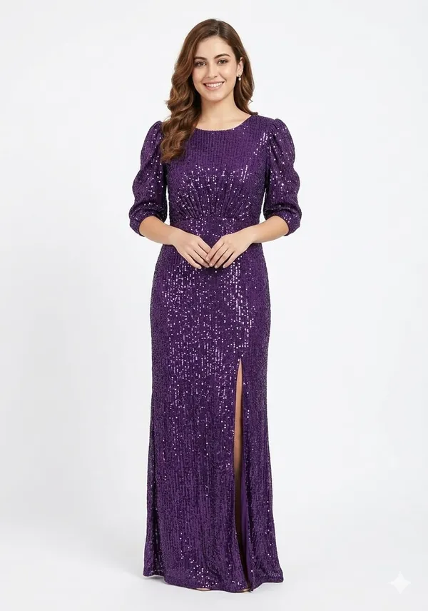 Deep_Violet_Sequin_Floor-Length_Dress_with_Side_Slit