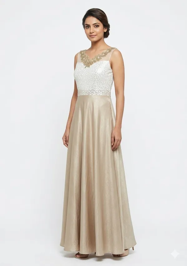 Embellished_Sheer-Yoke_Metallic_Maxi_Gown