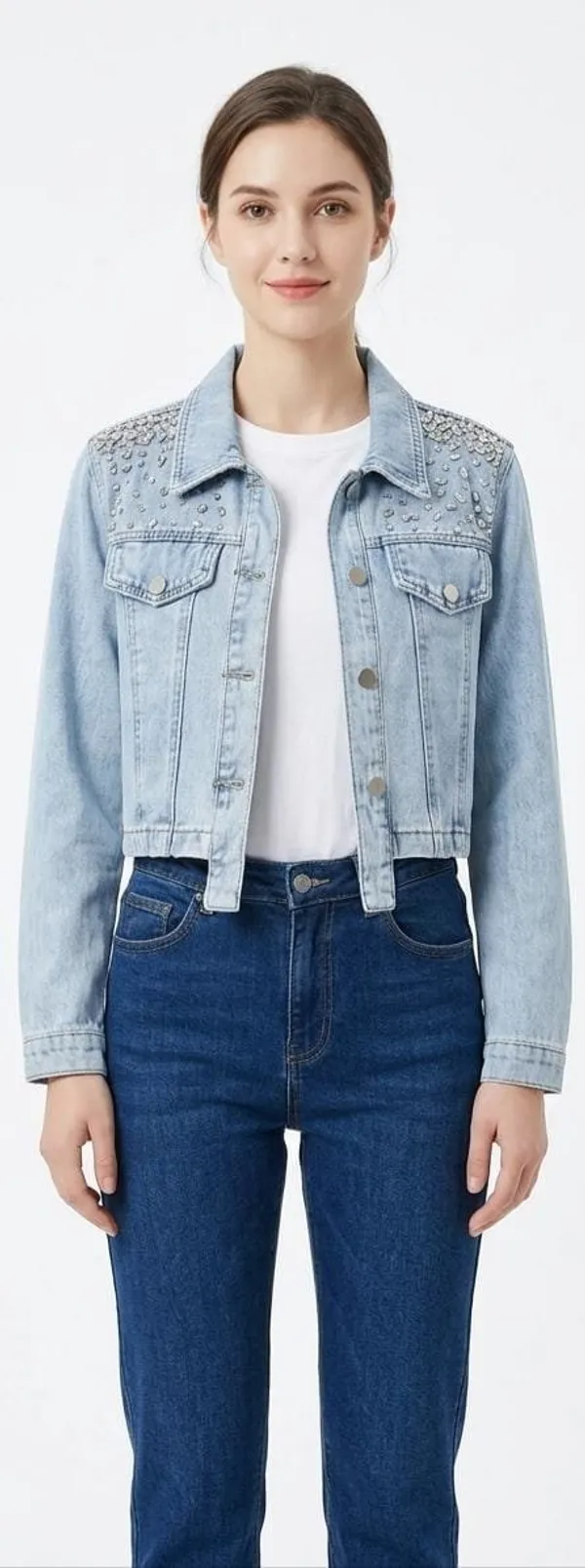 Sky_Blue_Denim_Cropped_Rhinestone_Embellished_Jacket_For_Women