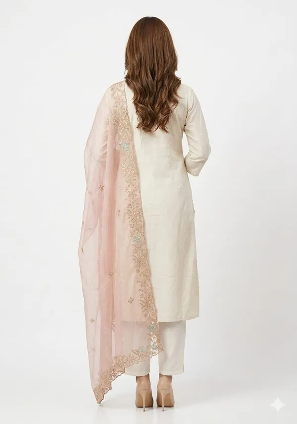 Off_White_Chanderi_Zari_Embroidered_Kurta_Pants_Dupatta_Set_For_Women