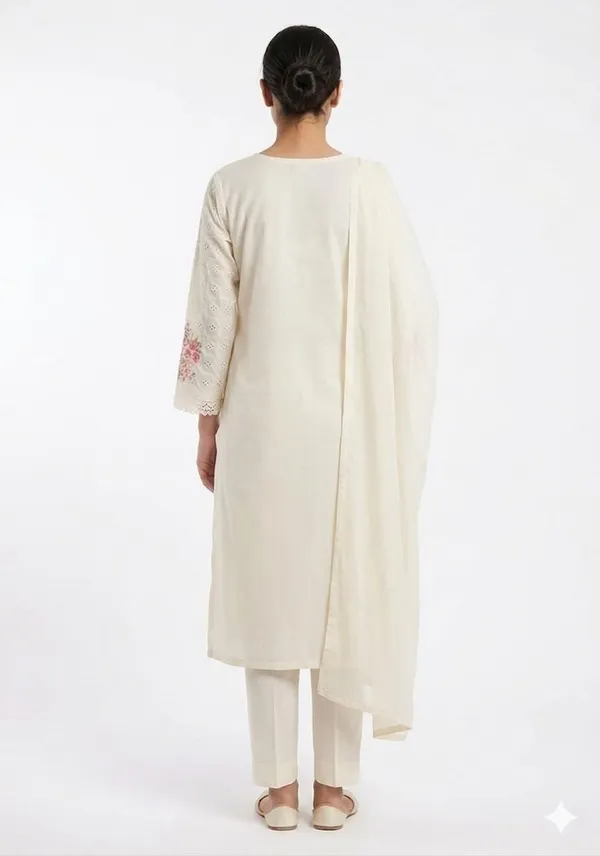 Lemon_Yellow_Cotton_Straight_Chikankari_Embroidered_Suit_For_Women