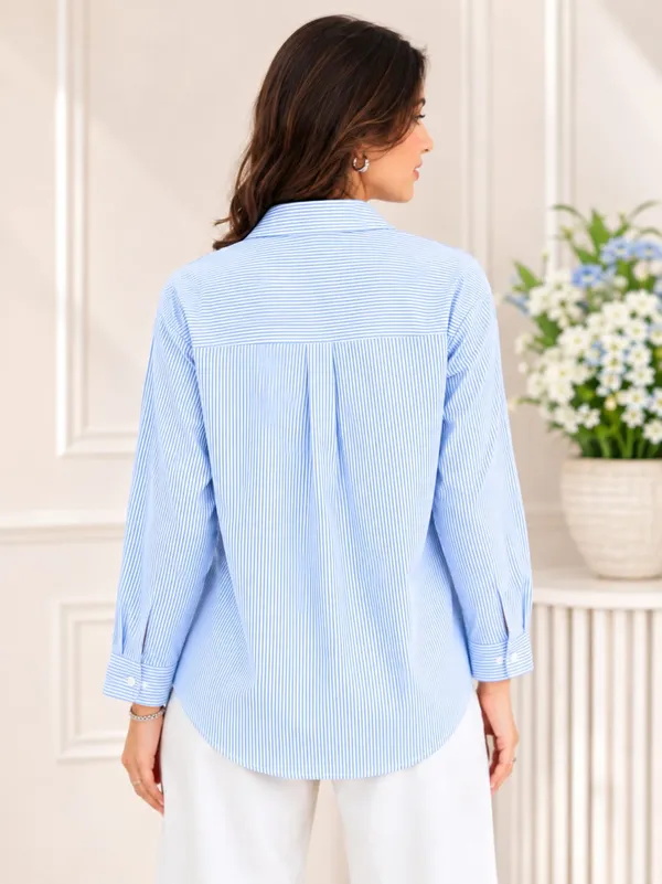 Blue_Cotton_Relaxed_Fit_Striped_Embroidered_Shirt_For_Women