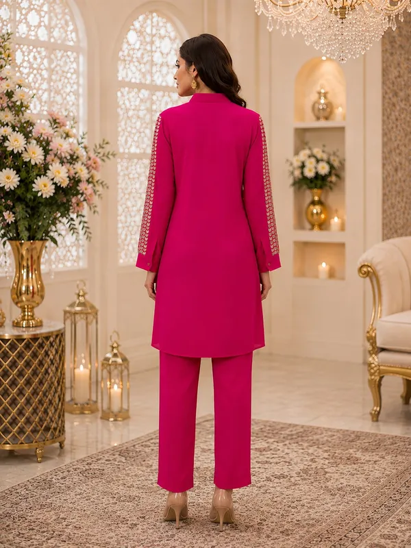 Magenta__Elegance_Co-Ord_Set
