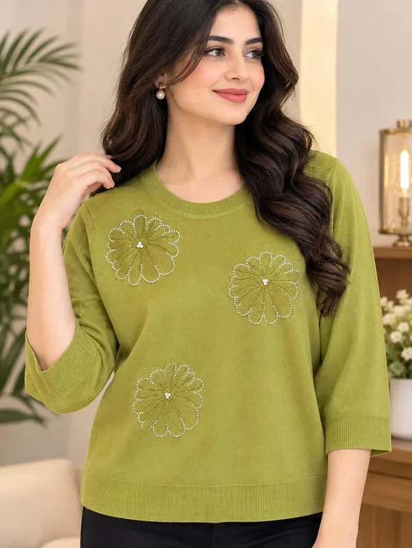 Olive_Blossom_Knit_Top