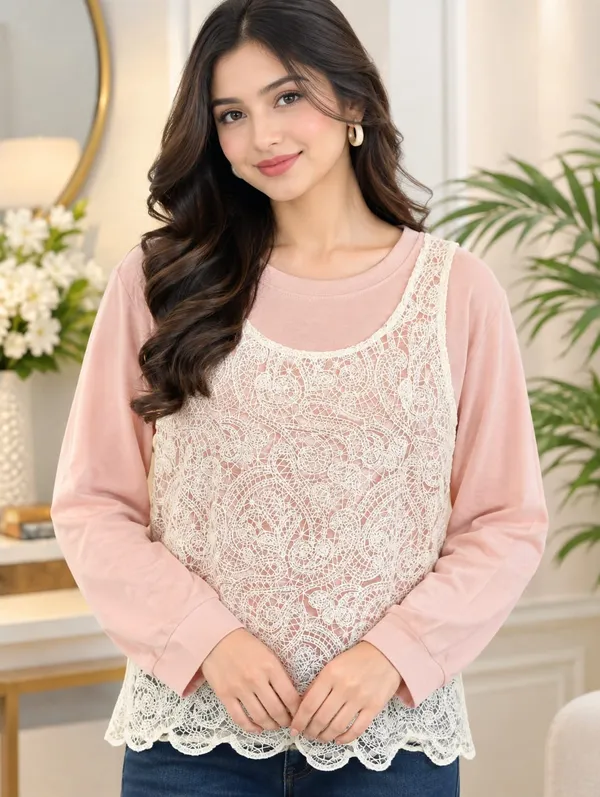 Pink_Oversized_Top_with_Net_Pattern