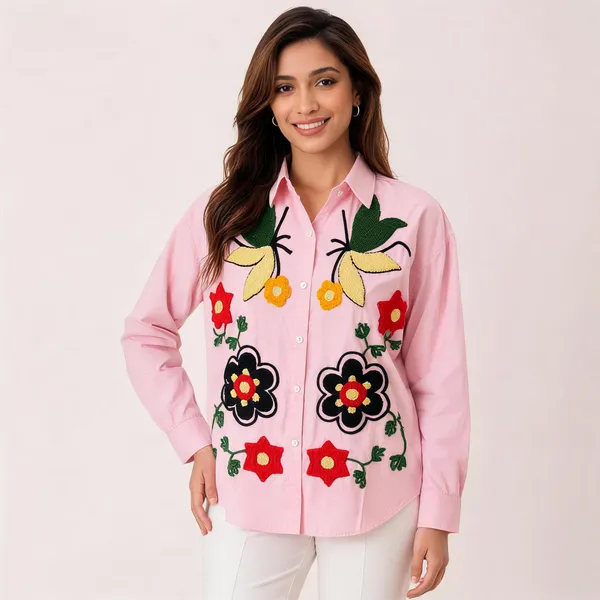Pink_Cotton_Relaxed_Fit_Floral_Embroidered_Shirt_For_Women