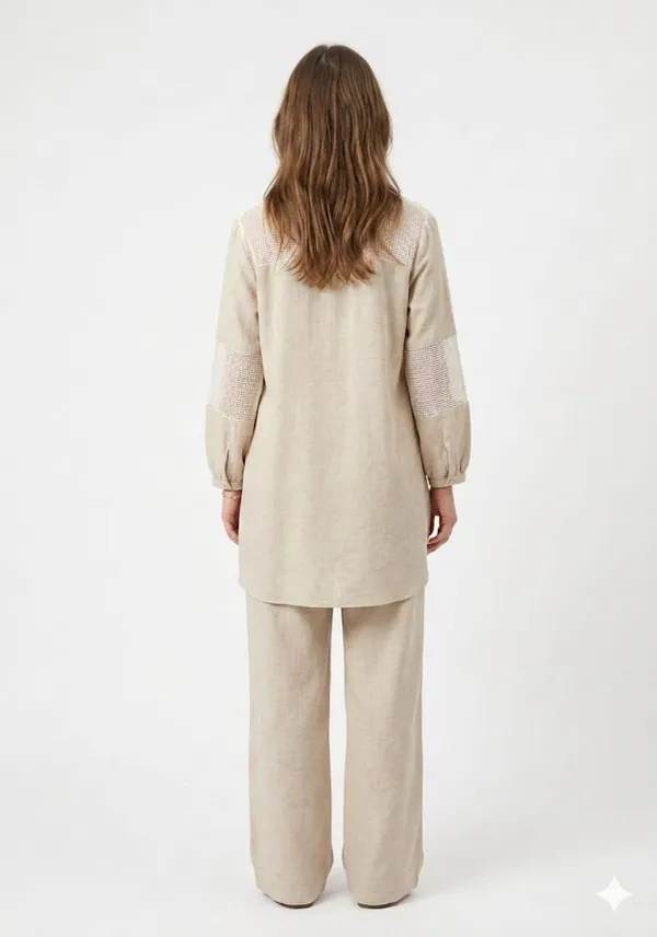 Beige_Linen_Relaxed_Floral_Embroidered_Co-Ord_Set_For_Women