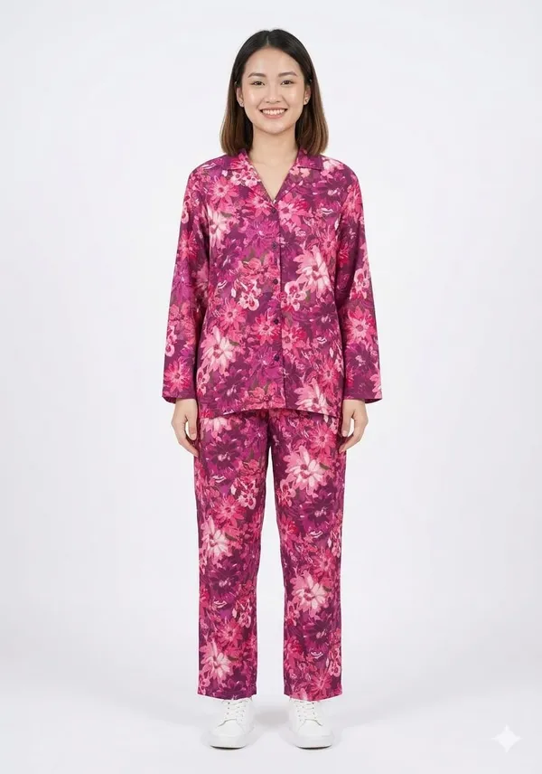 Pink_Cotton_Floral_Print_Co_Ord_Set_For_Women