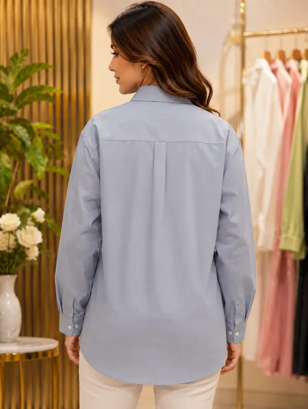 Light_Blue_Cotton_Relaxed_Fit_Floral_Embroidered_Shirt_For_Women