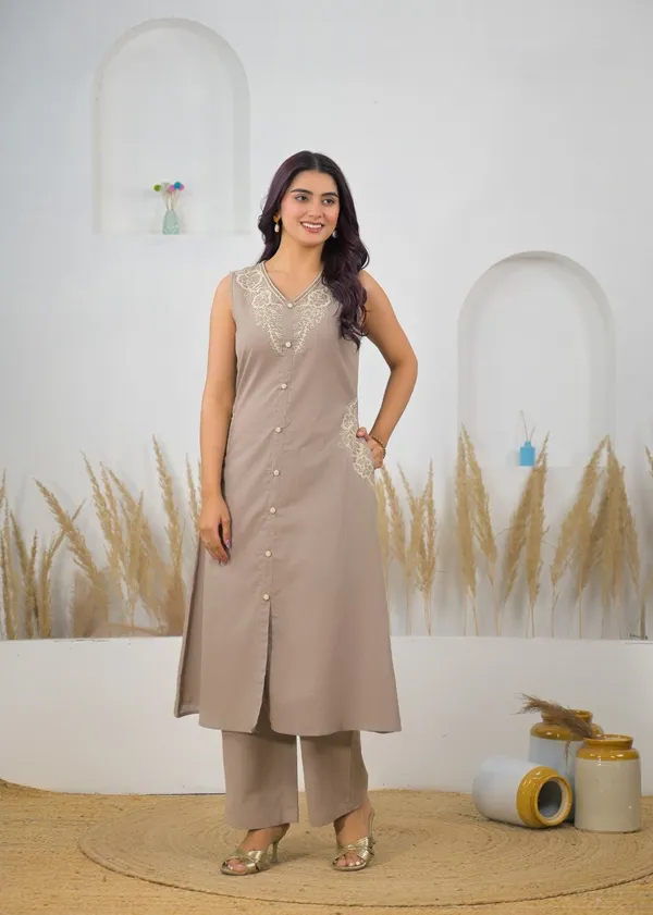 Beige_Cotton_Floral_Embroidered_Sleeveless_Co-Ord_Set_For_Women