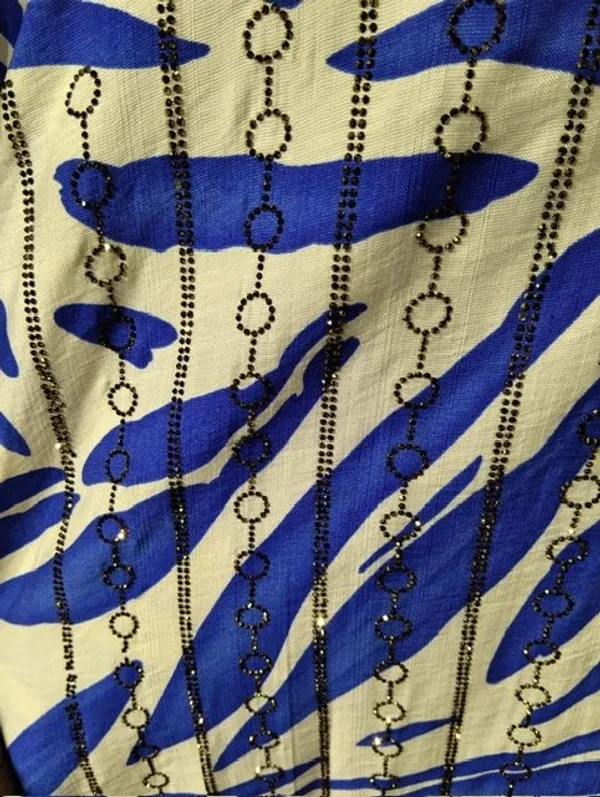 Royal_Blue_&_White_Crepe_Printed_Wide-Leg_Cord_Set_For_Women