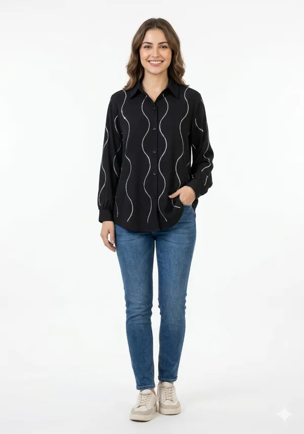 Stone_Satin_Mandala_Embroidered_Oversized_Shirt_For_Women