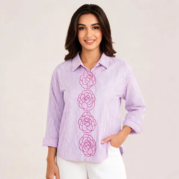 Lavender_Cotton_Relaxed_Fit_Striped_Embroidered_Shirt_For_Women
