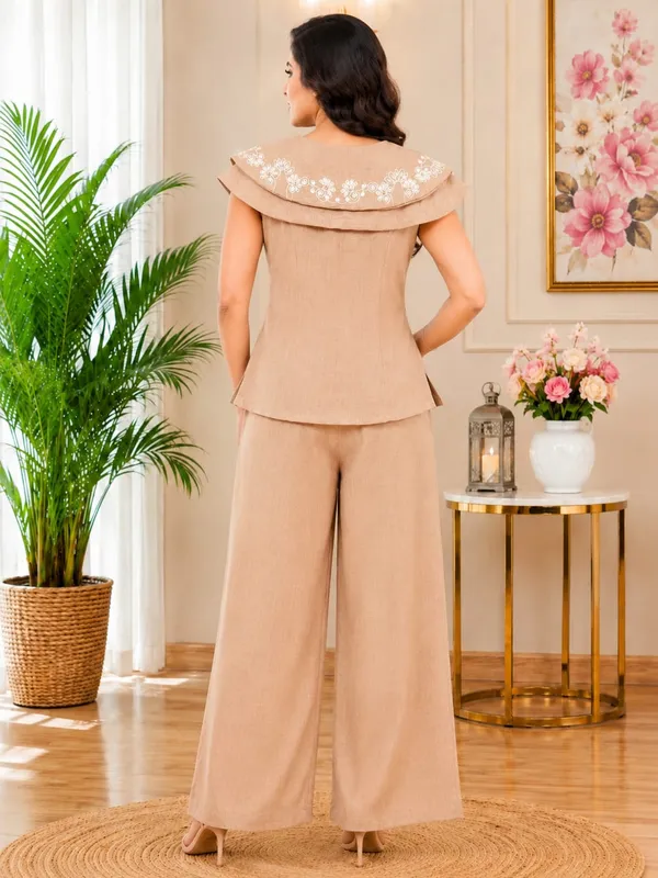 Beige_Ruffled_Chic_Co-Ord_Set