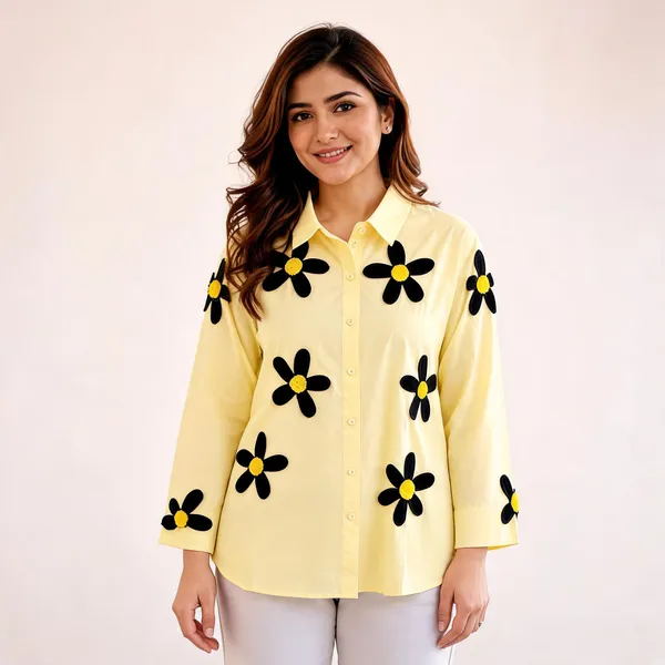 Yellow_Cotton_Relaxed_Fit_Floral_Print_Shirt_For_Women