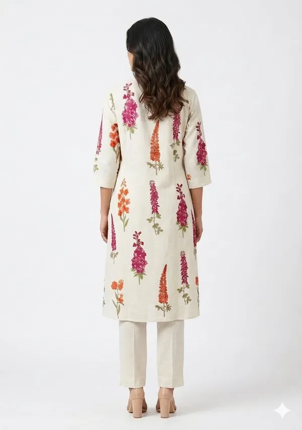 White_Linen_Straight_Floral_Embroidered_Kurta_Suit_Set_For_Women