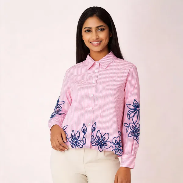 Pink_Cotton_Relaxed_Fit_Striped_Embroidered_Shirt_For_Women