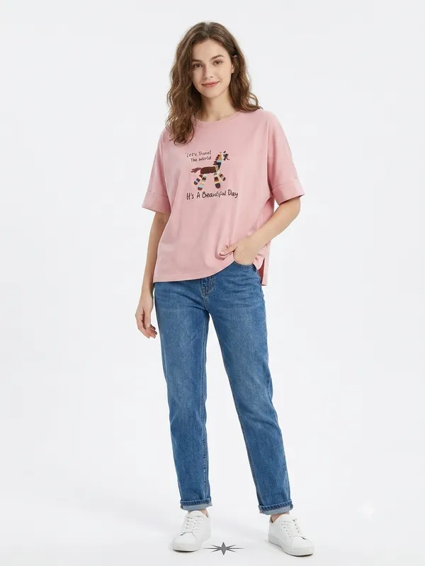 Baby_Pink_Cotton_Jersey_Boxy_Graphic_Print_T-Shirt_For_Women