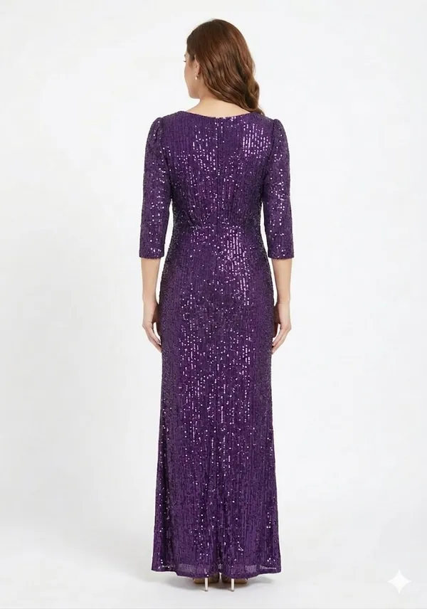 Deep_Violet_Sequin_Floor-Length_Dress_with_Side_Slit