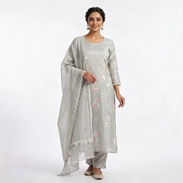 Grey_Chanderi_Chikankari_Embroidered_Straight_Suit_Set_For_Women