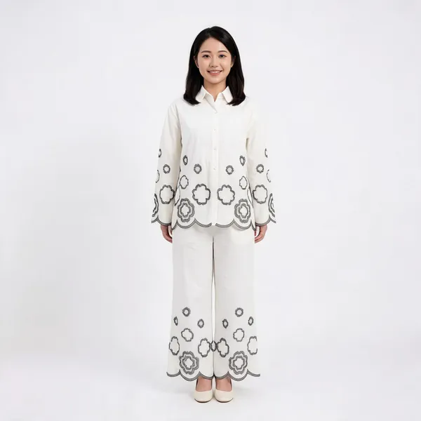 White_Cotton_Floral_Embroidered_Scalloped_Co_Ord_Set_For_Women