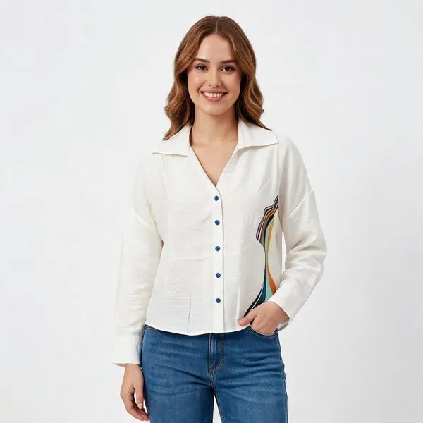 White_Cotton_Cropped_Boxy_Drop-Shoulder_Shirt_For_Women