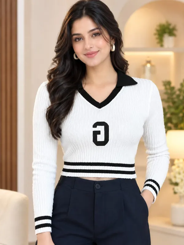 White_Knitted_Top