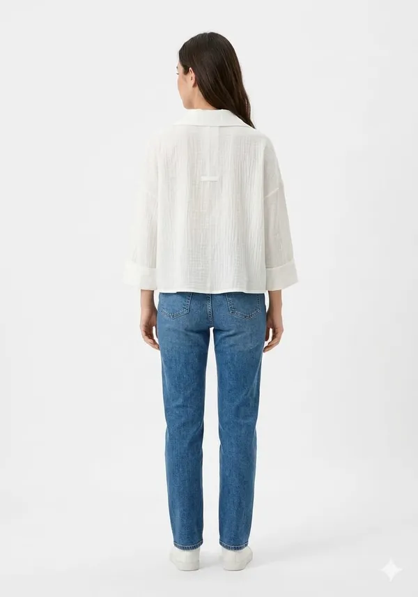 White_Cotton_Cropped_Boxy_Drop-Shoulder_Shirt_For_Women