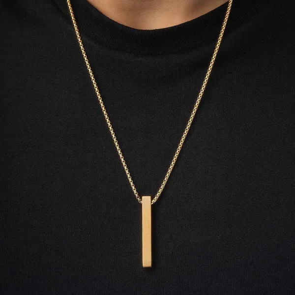 Gold_Plated_Metal_Minimalist_Vertical_Bar_Pendant_Necklace_For_Women