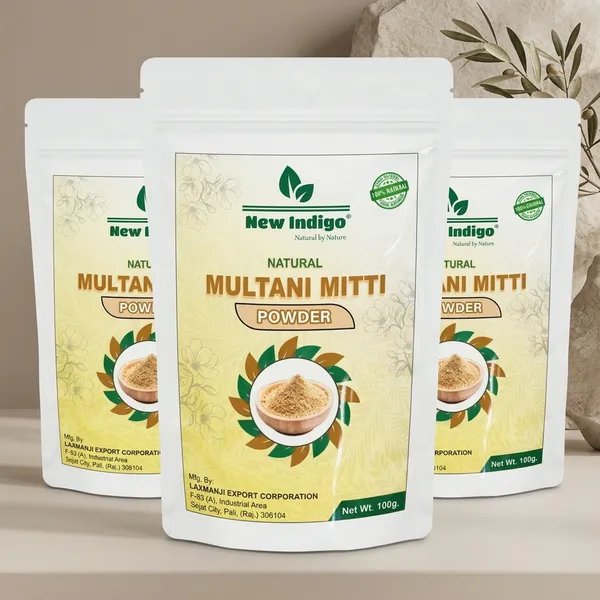 New_Indigo_Multani_Mitti_Fuller'S_Earth_Face_Pack_Powder